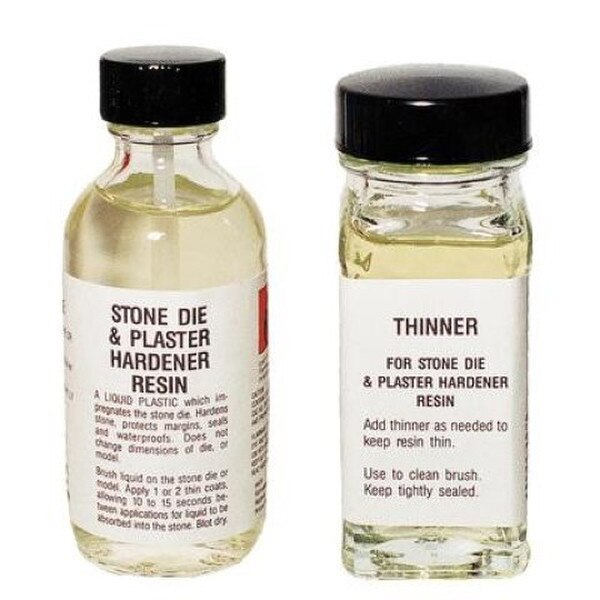 STONE DIE & PLASTER Hardener RESIN 8 oz. resin only