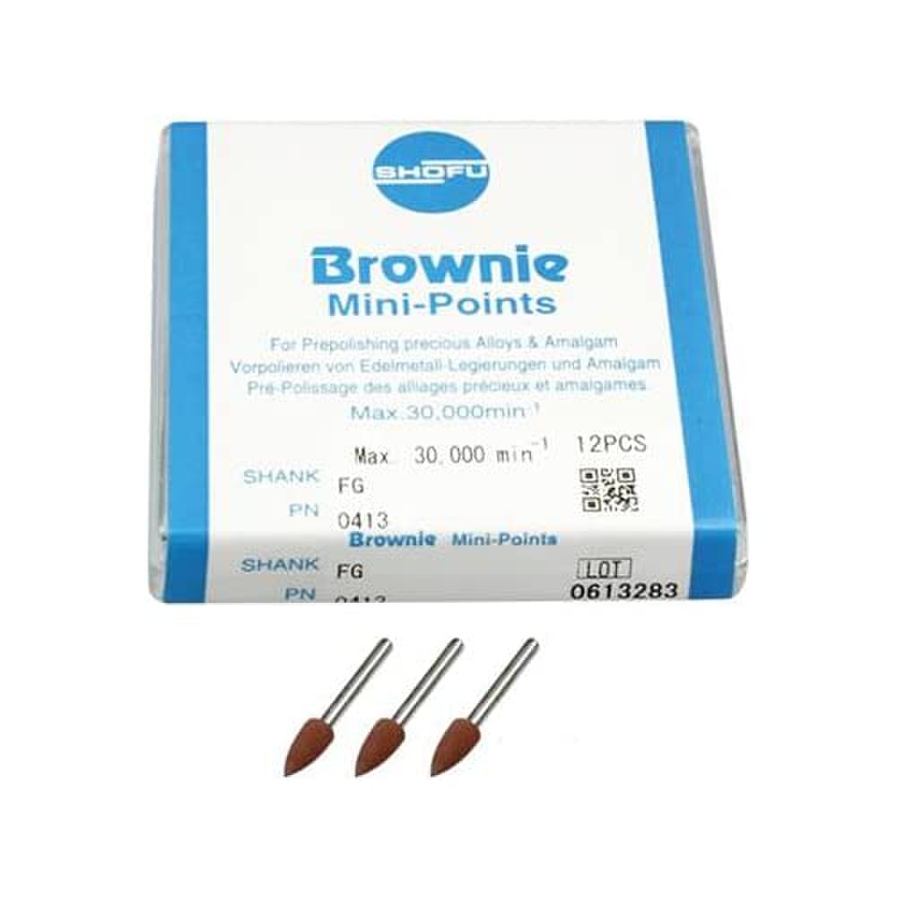 Dental Browne Polshers Frcton Grp FG Burs Mn Ponts 1.6mm 12pcs