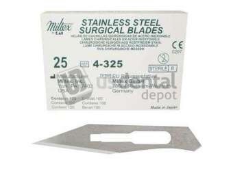 Lames Chirurgicales Dentaires Stériles Jetables 24#, Manche Plastique, Boîte De 1 à 50, Neuf