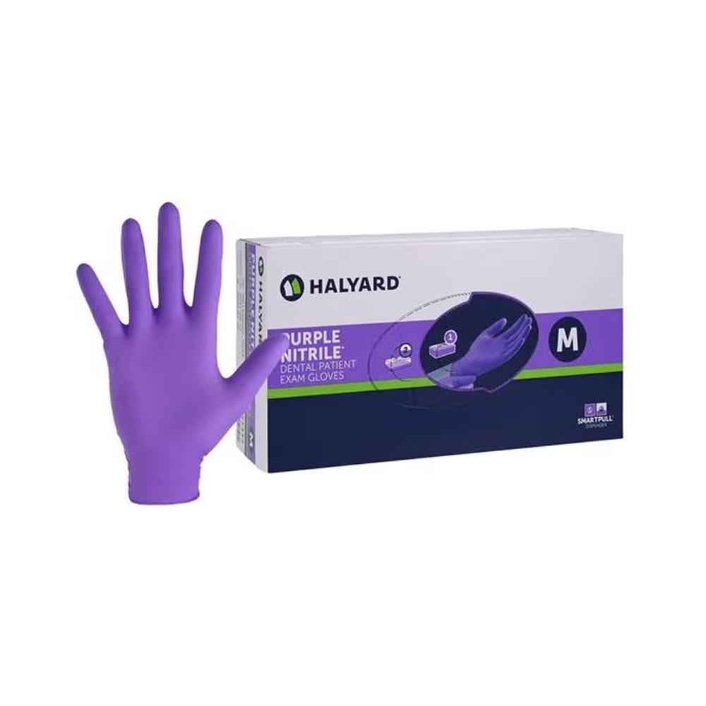 Halyard Purple Nitrile Small Gloves, 100/box, 10/box Case